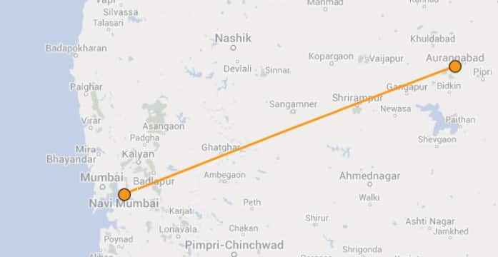 mumbai aurangabad flight